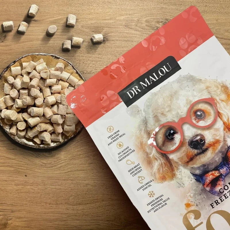 DR MALOU LIOFILIZOWANA KARMA DLA PSA KACZKA Z KRÓLIKIEM 1KG