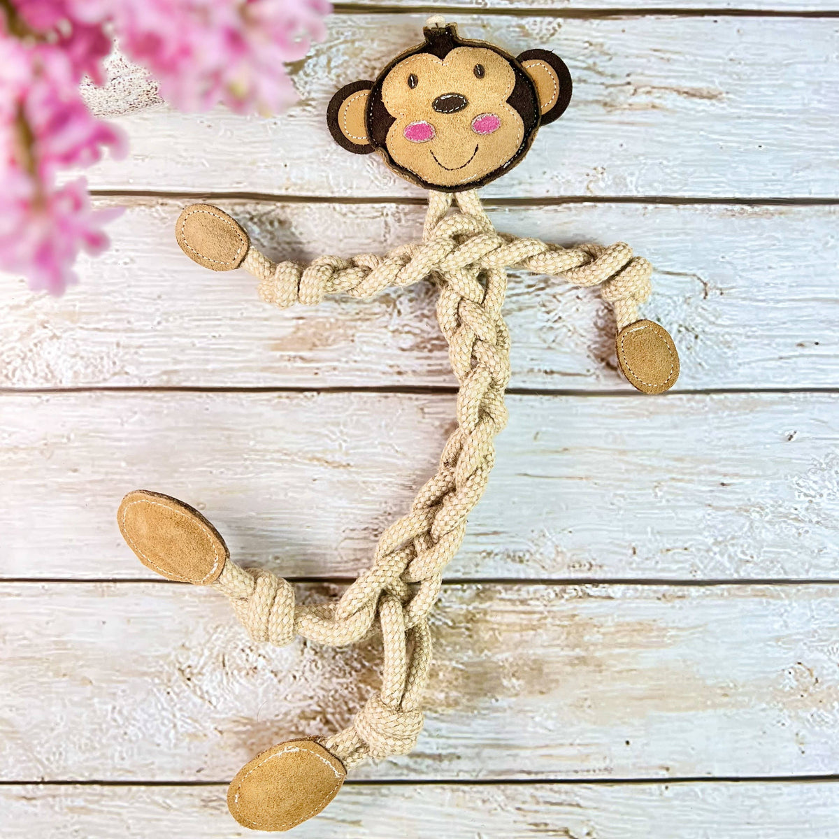 FUNNY ZOO ZABAWKA DLA PSÓW MAŁPA Z LINY ROZMIAR M 🐵