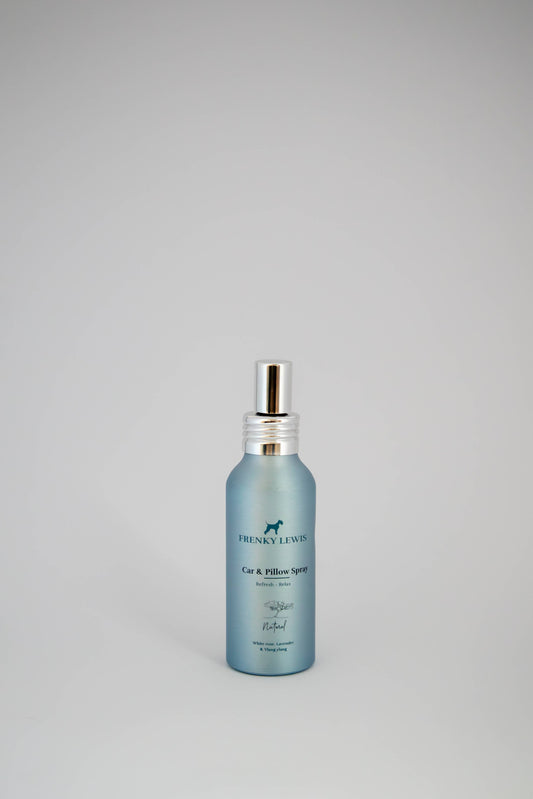 FRENKY LEWIS SPRAY DO SAMOCHODU I PODUSZEK - BIAŁA RÓŻA, LAWENDA, YLANG-YLANG 100 ML