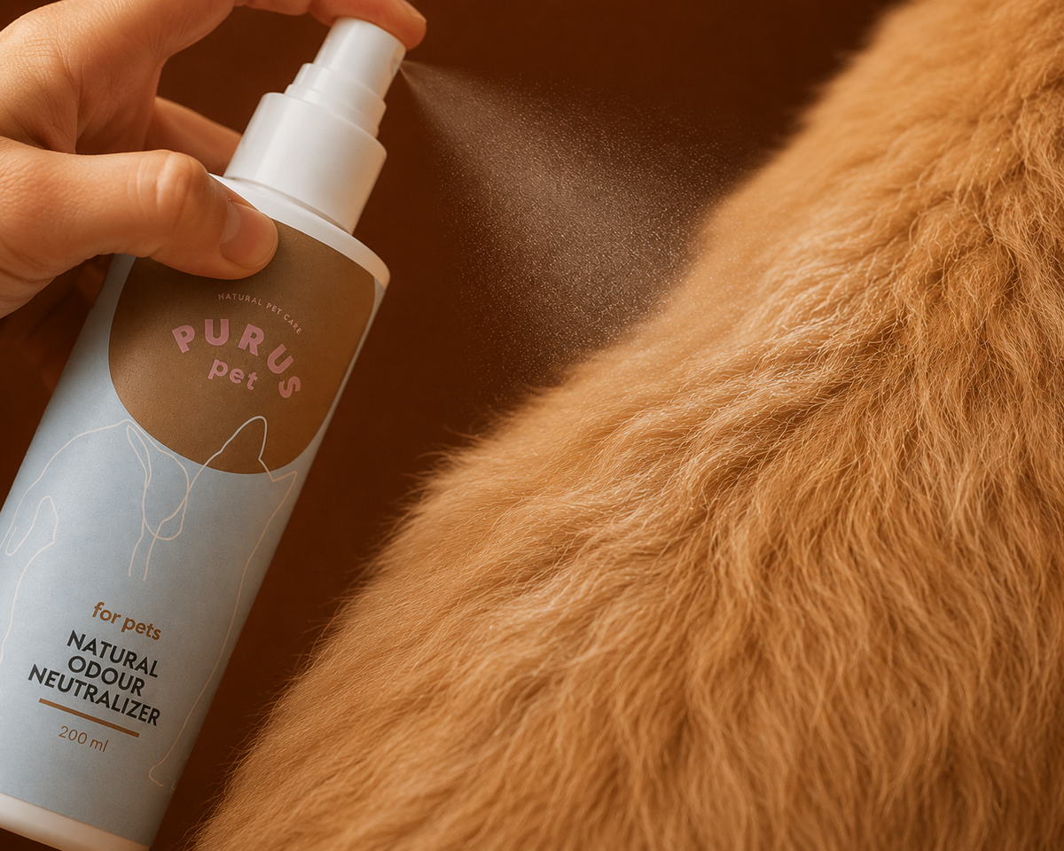 PURUS PET SPRAY NEUTRALIZUJĄCY ZAPACHY – DEZODORANT DLA ZWIERZĄT 200 ML