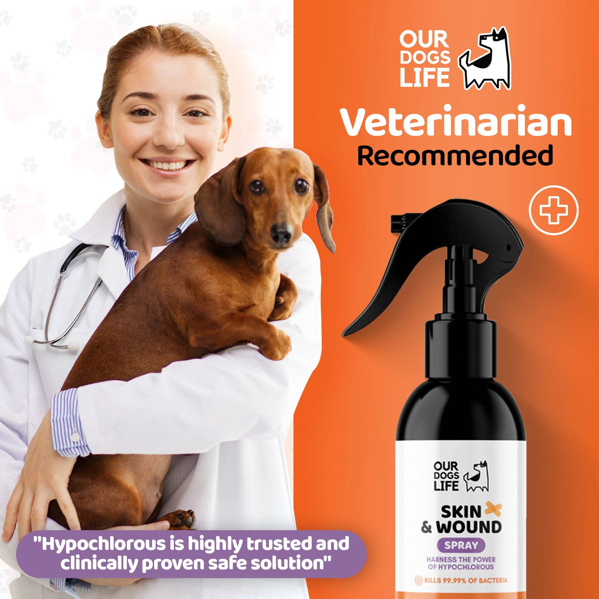 OURPETSLIFE ANTYSEPTYCZNY SPRAY DLA PSÓW