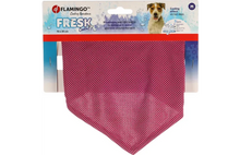 FLAMINGO CHŁODZĄCA BANDANA DLA PSA RÓŻOWA M 70X25CM