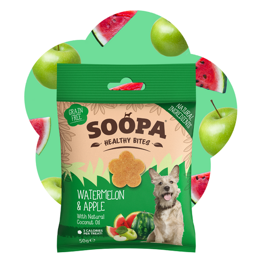 SOOPA HEALTHY BITES PRZYSMAK DLA PSA WATERMELON APPLE 50G