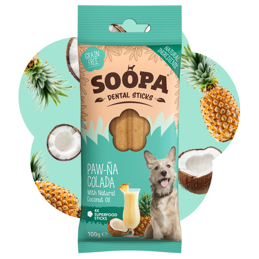 SOOPA DENTAL STICK PRZYSMAK DLA PSA PAW NA COLADA 100G
