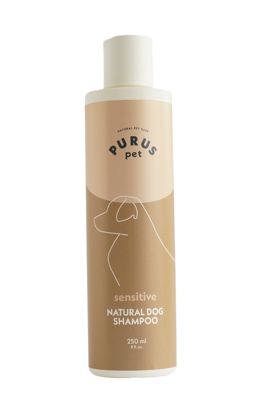 PURUS PET SZAMPON DLA PSÓW DO SKÓRY WRAŻLIWEJ – DELIKATNA PIELĘGNACJA SKÓRY I SIERŚCI 250 ML