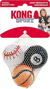 KONG SPORT BALLS SMALL (3PK) (ASSORTED STYLES)
