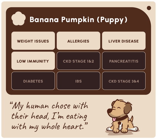 SOOPA PUPPY HEALTHY BITES PRZYSMAK DLA PSA BANANA PUMPKIN 50G