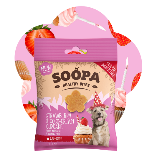 SOOPA HEALTHY BITES PRZYSMAK DLA PSA STRAWBERRY COCO CREAM CUPCAKE 50G