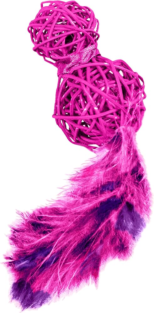 KONG CAT WUBBA WICKER ASSORTED