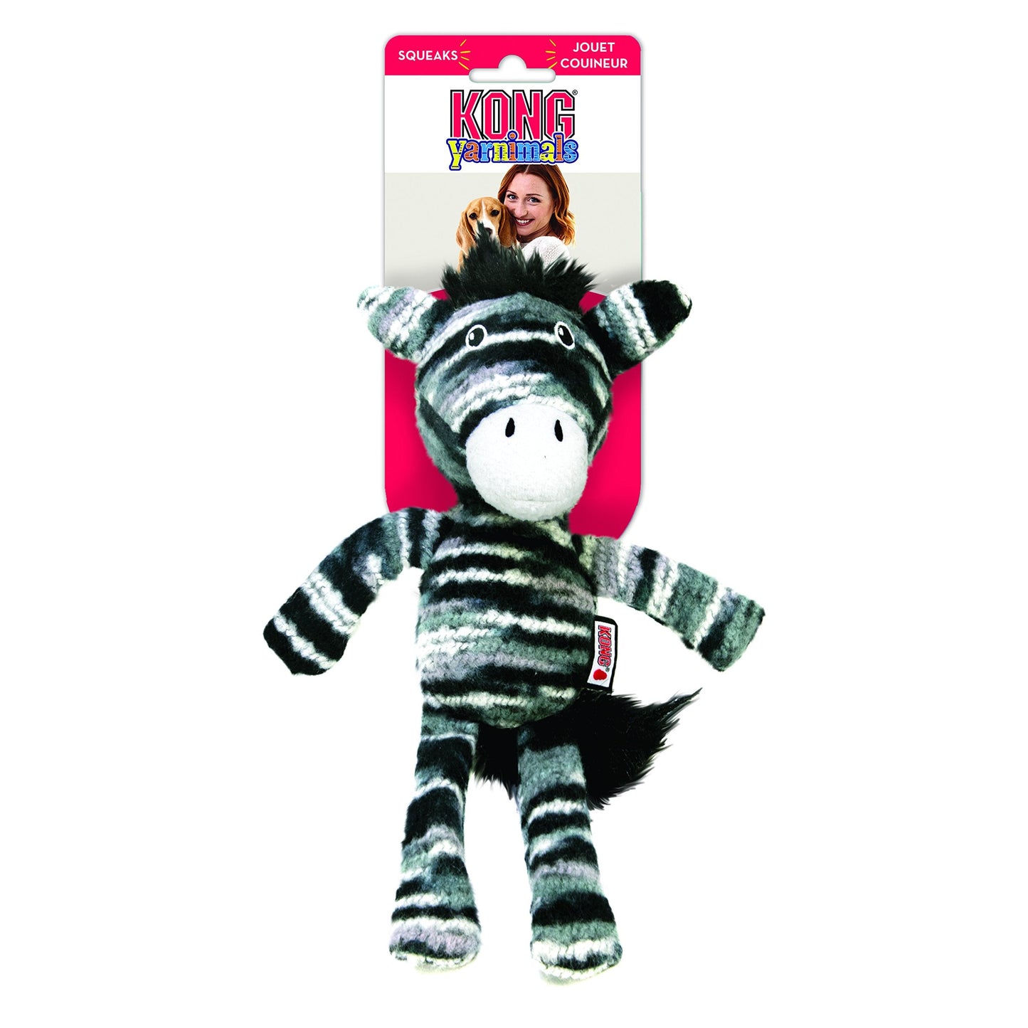KONG YARNIMALS ZEBRA S/M