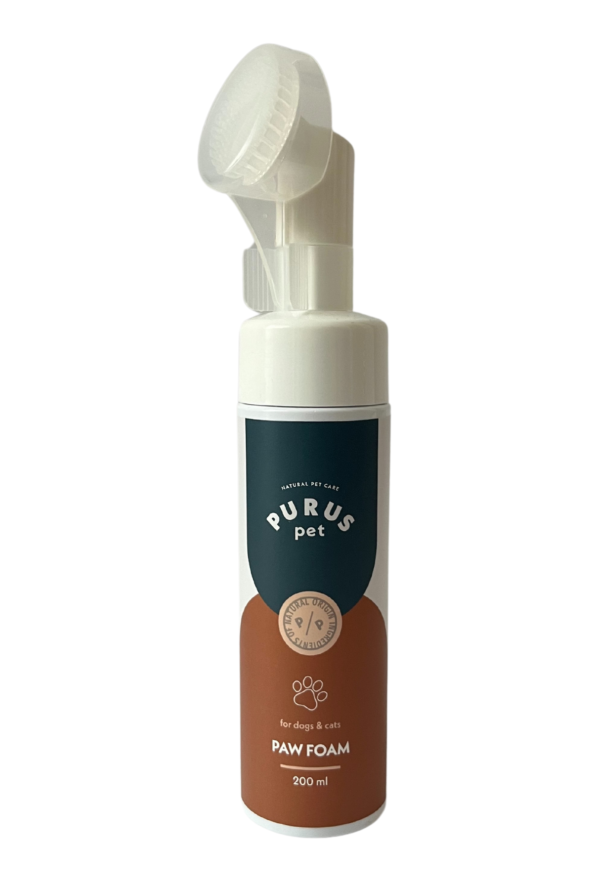 PURUS PET PIANA DO CZYSZCZENIA PSICH ŁAP – BEZWODNY ŚRODEK DO MYCIA ŁAP 200 ML