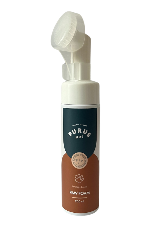 PURUS PET PIANA DO CZYSZCZENIA PSICH ŁAP – BEZWODNY ŚRODEK DO MYCIA ŁAP 200 ML