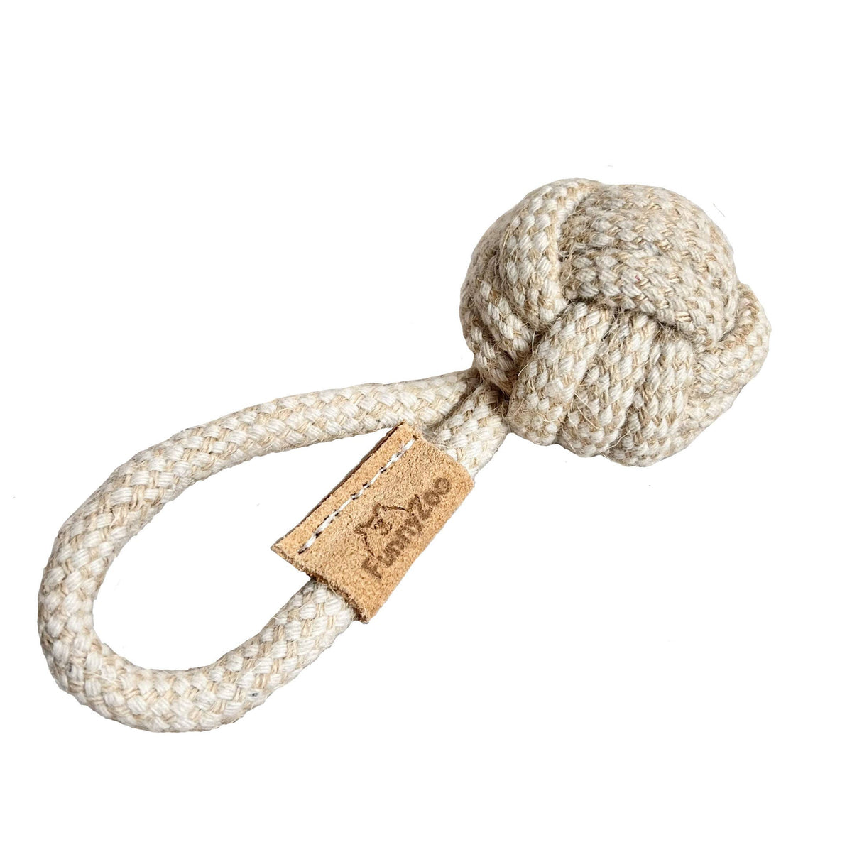FUNNY ZOO MINI ROPE BALL Z UCHWYTEM DLA MAŁYCH PSÓW 🏐