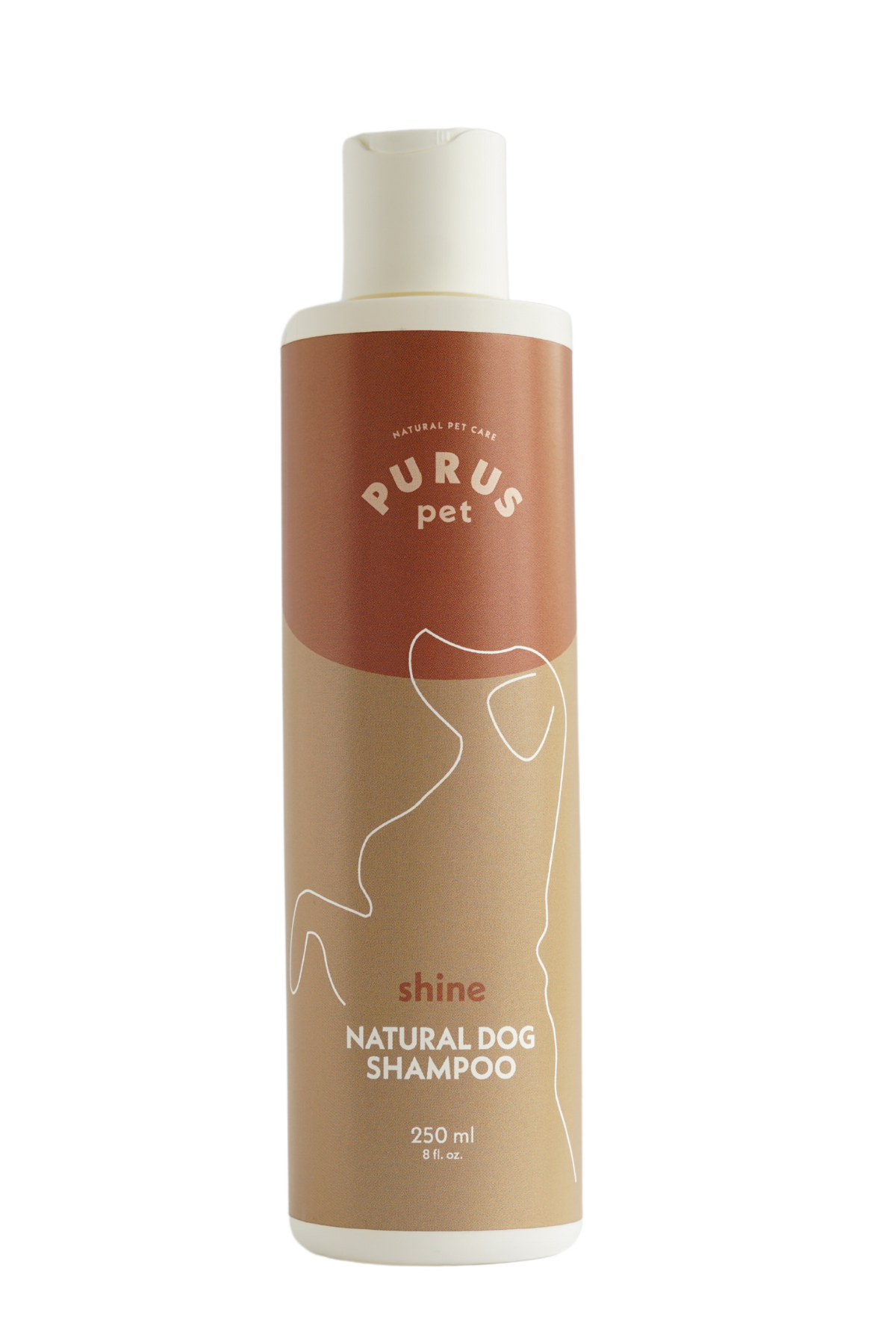 PURUS PET SZAMPON SHINE DLA PSÓW – ODŻYWCZA PIELĘGNACJA I LŚNIĄCA SIERŚĆ 250 ML