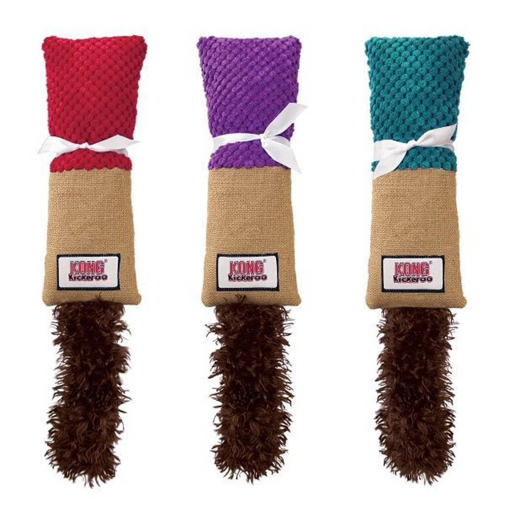 KONG CAT KICKEROO CUDDLER (ASS. COLOURS)