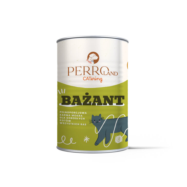 PERRO CATERING MOKRA KARMA DLA KOTA BAŻANT 400G