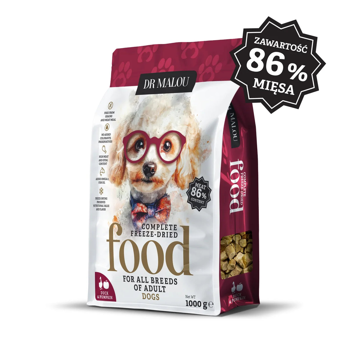 DR MALOU LIOFILIZOWANA KARMA DLA PSA KACZKA Z DYNIĄ 1KG