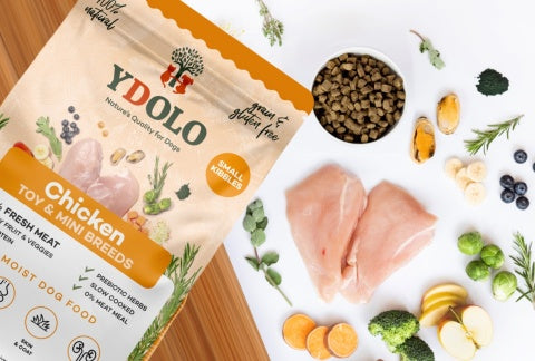 YDOLO MINI PÓŁWILGOTNA KARMA DLA PSA CHICKEN 700G
