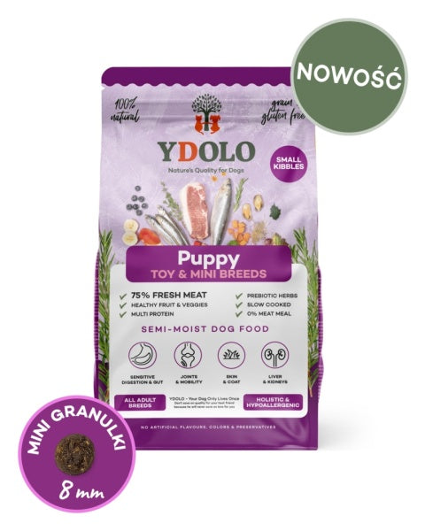 YDOLO MINI PÓŁWILGOTNA KARMA DLA PSA PUPPY 700G