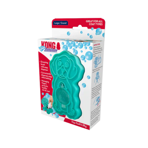 KONG ZOOMGROOM BUBBLES LG
