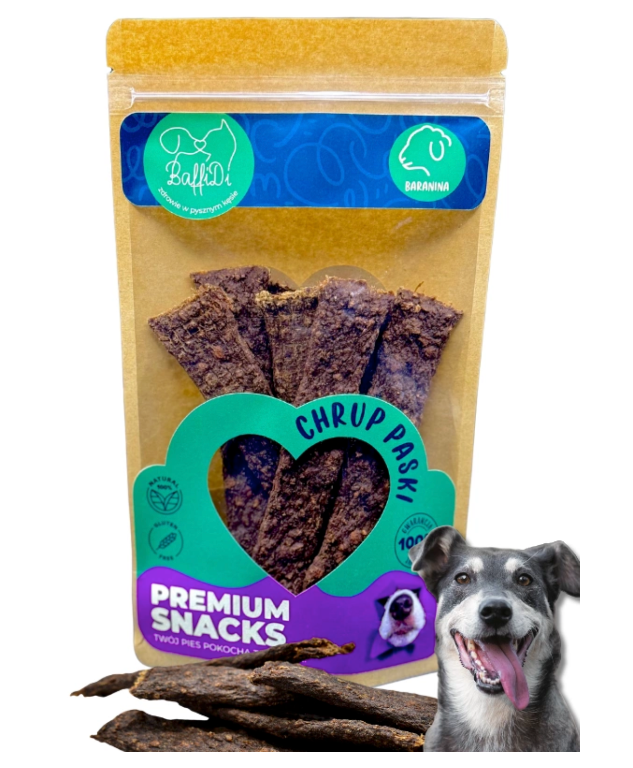 BAFFIDI CHRUPPASKI PRZYSMAKI DLA PSA BARANINA 100G