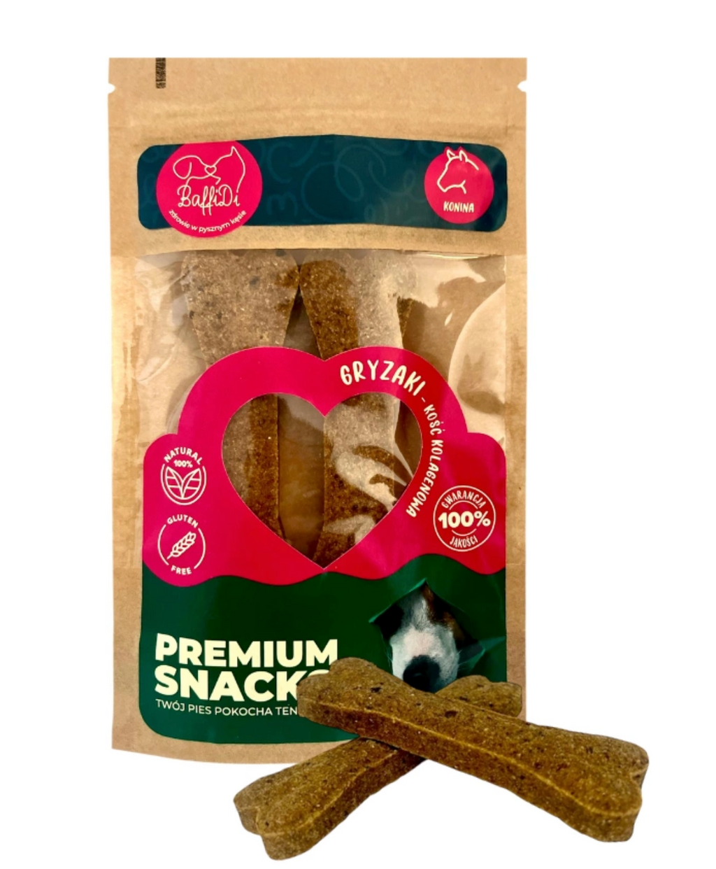 BAFFIDI KOLAGENOWY GRYZAK DLA PSA DENTYSTYCZNY KONINA 2SZT