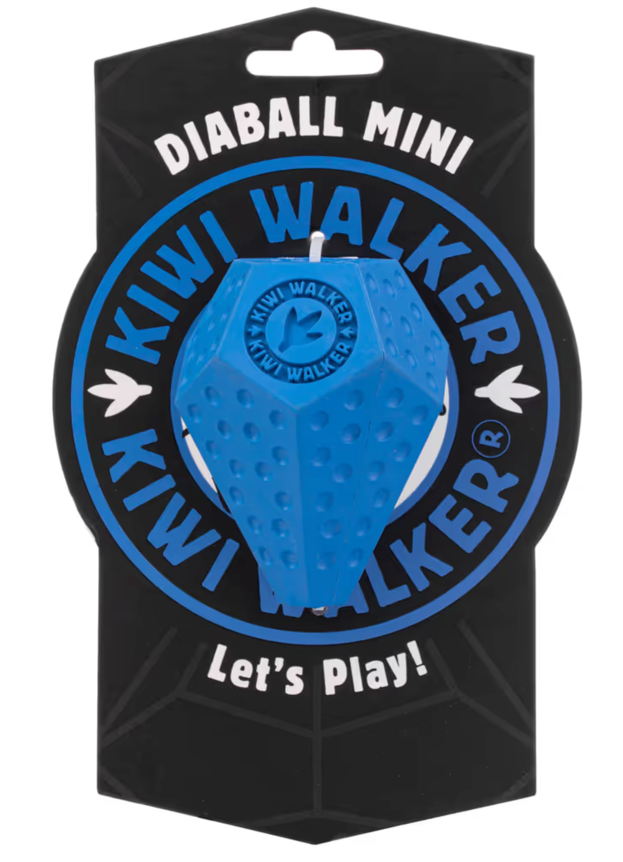 KIWI WALKER SMACZNA BRYŁA DIABALL MINI ZABAWKA DLA PSA NIEBIESKA