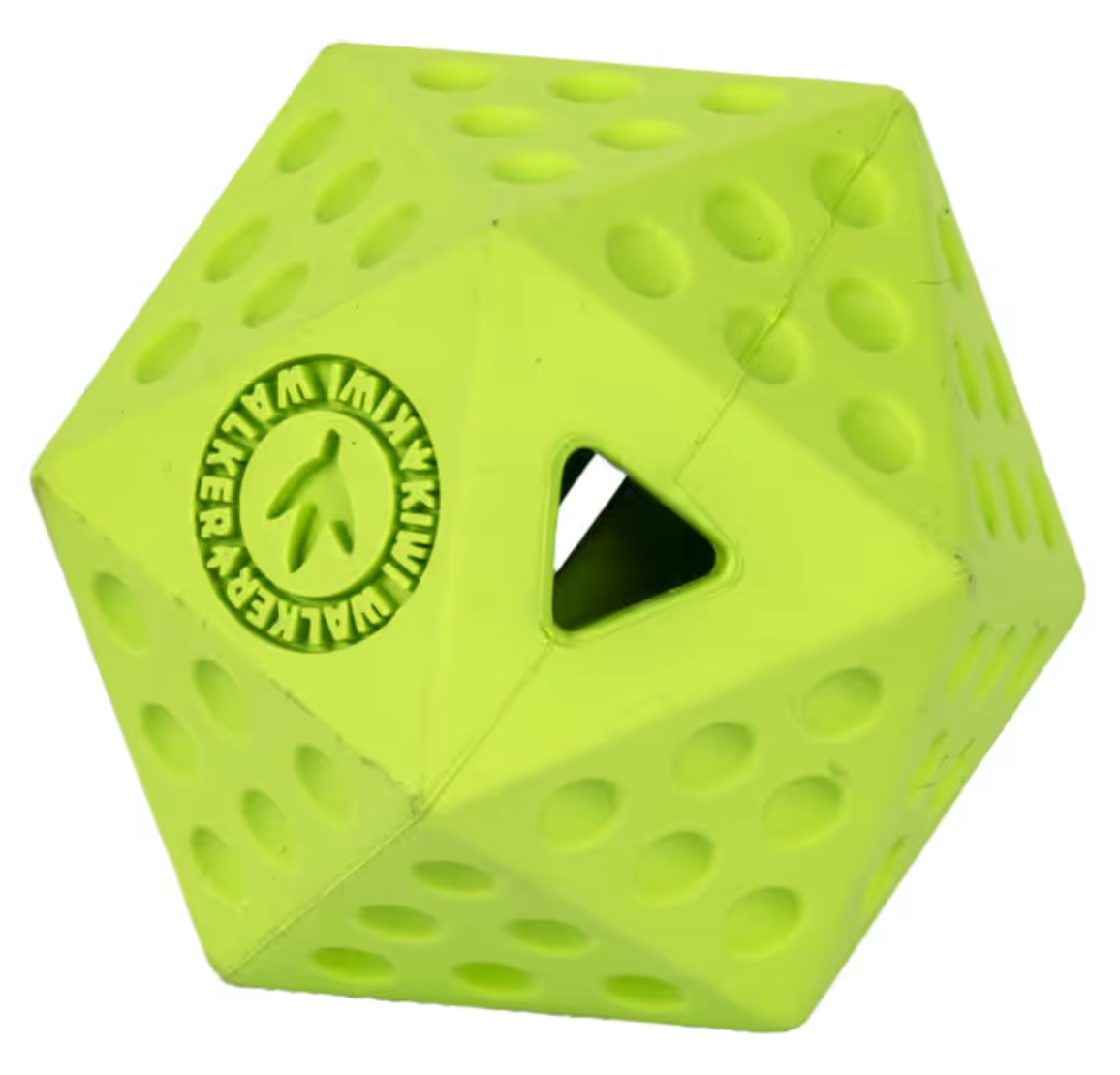 KIWI WALKER SMACZNA BRYŁA ICOSABALL MINI ZABAWKA DLA PSA ZIELONA