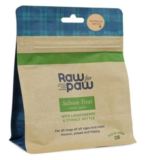 RAW FOR PAW SALMON - ŁOSOŚ LIOFILIZOWANE PRZYSMAKI (50G)