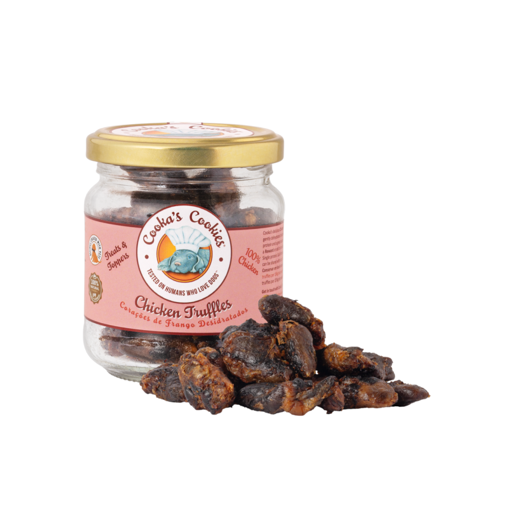 COOKAS COOKIES PRZYSMAKI DLA PSA CHICKEN TRUFFLES SUSZONE SERCA Z KURCZAKA 70G