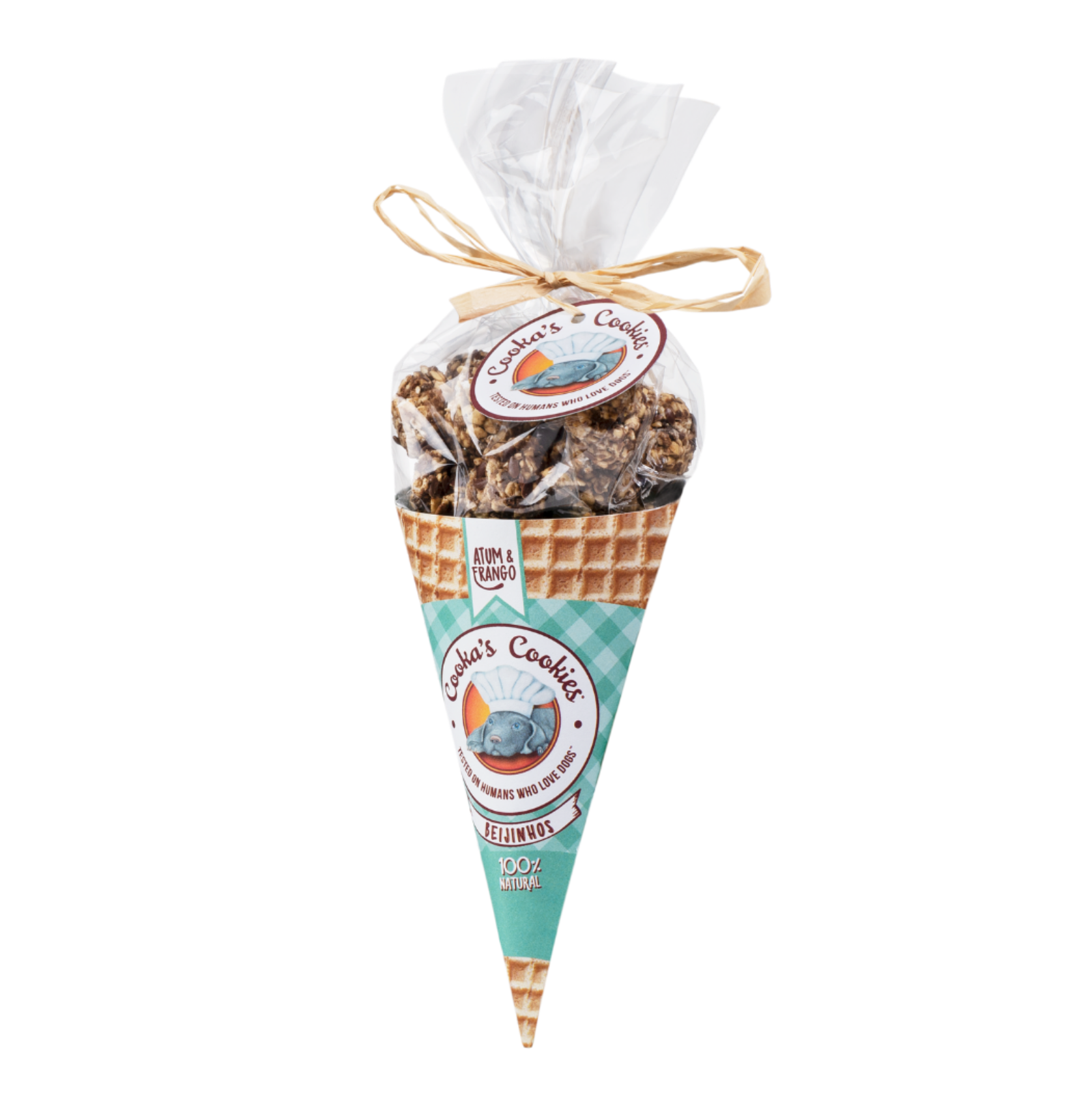 COOKAS COOKIES PRZYSMAKI DLA PSA LITTLE CHICKEN AND TUNA KISSES Z KURCZAKA I TUŃCZYKA 50G