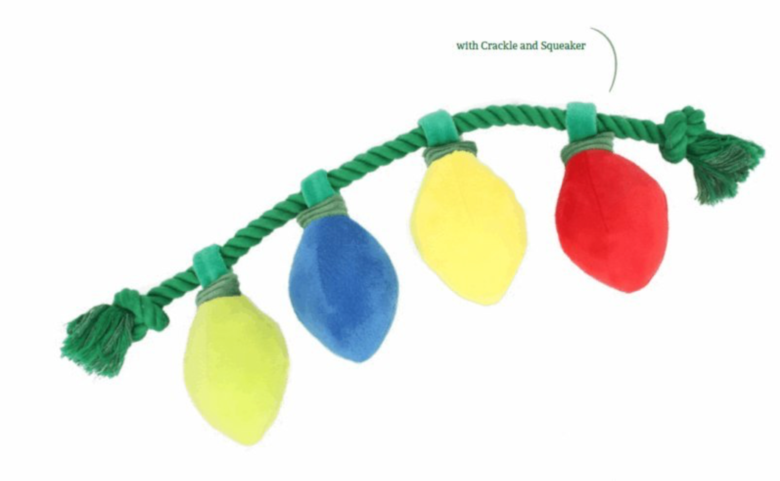 FERRIBIELLA ŚWIĄTECZNA ZABAWKA DLA PSA LAMPKI ŚWIĄTECZNE