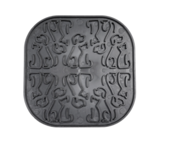 FIBOO LOLLIPOP - CIEMNY SZARY - MATA DO LIZANIA 19 × 19CM