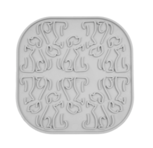 FIBOO LOLLIPOP JASNY SZARY - MATA DO LIZANIA 19 × 19CM