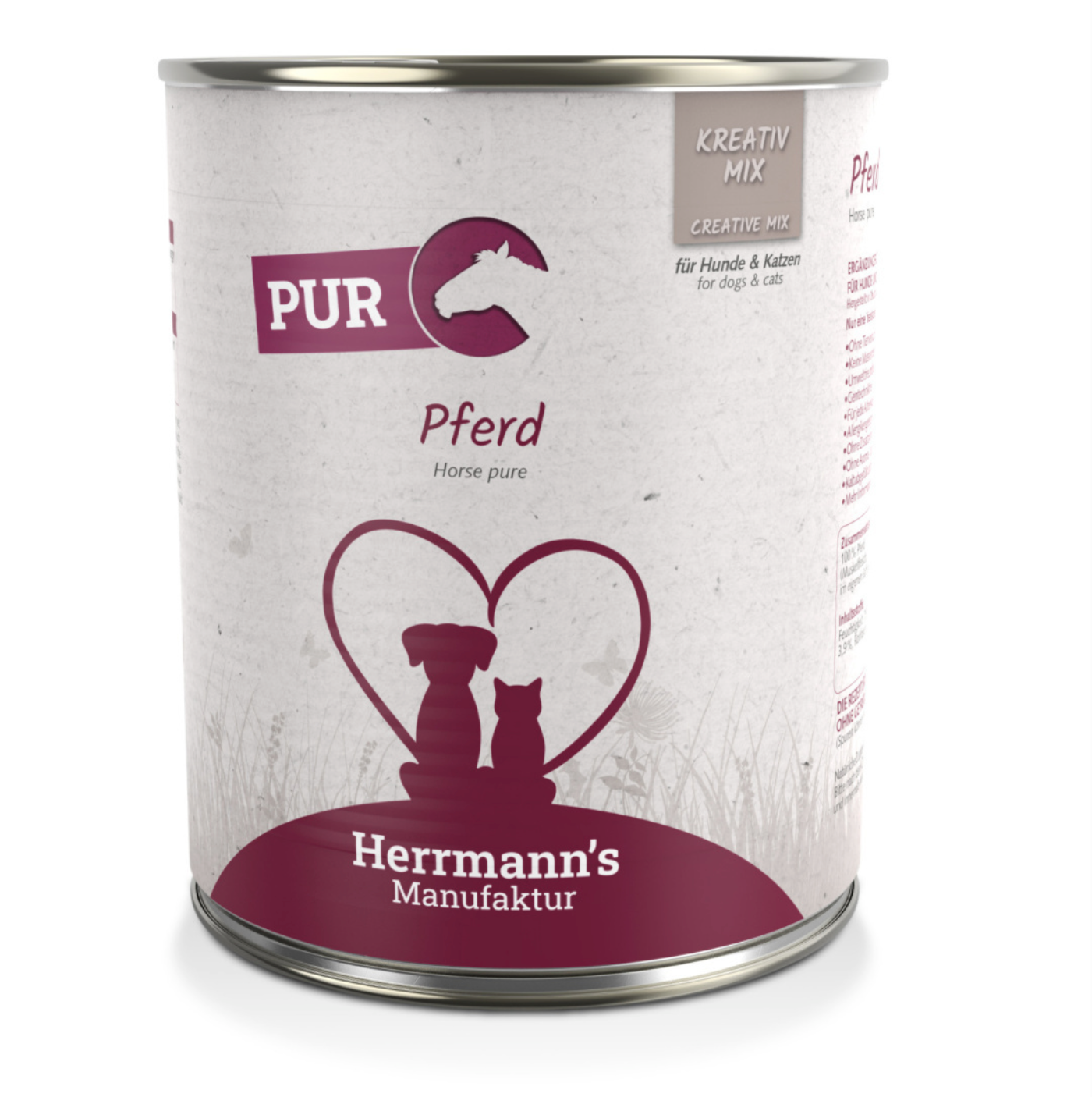 HERRMANN'S MANUFAKTUR KREATIV MIX PFERD PUR - 100% KONINA (800G)