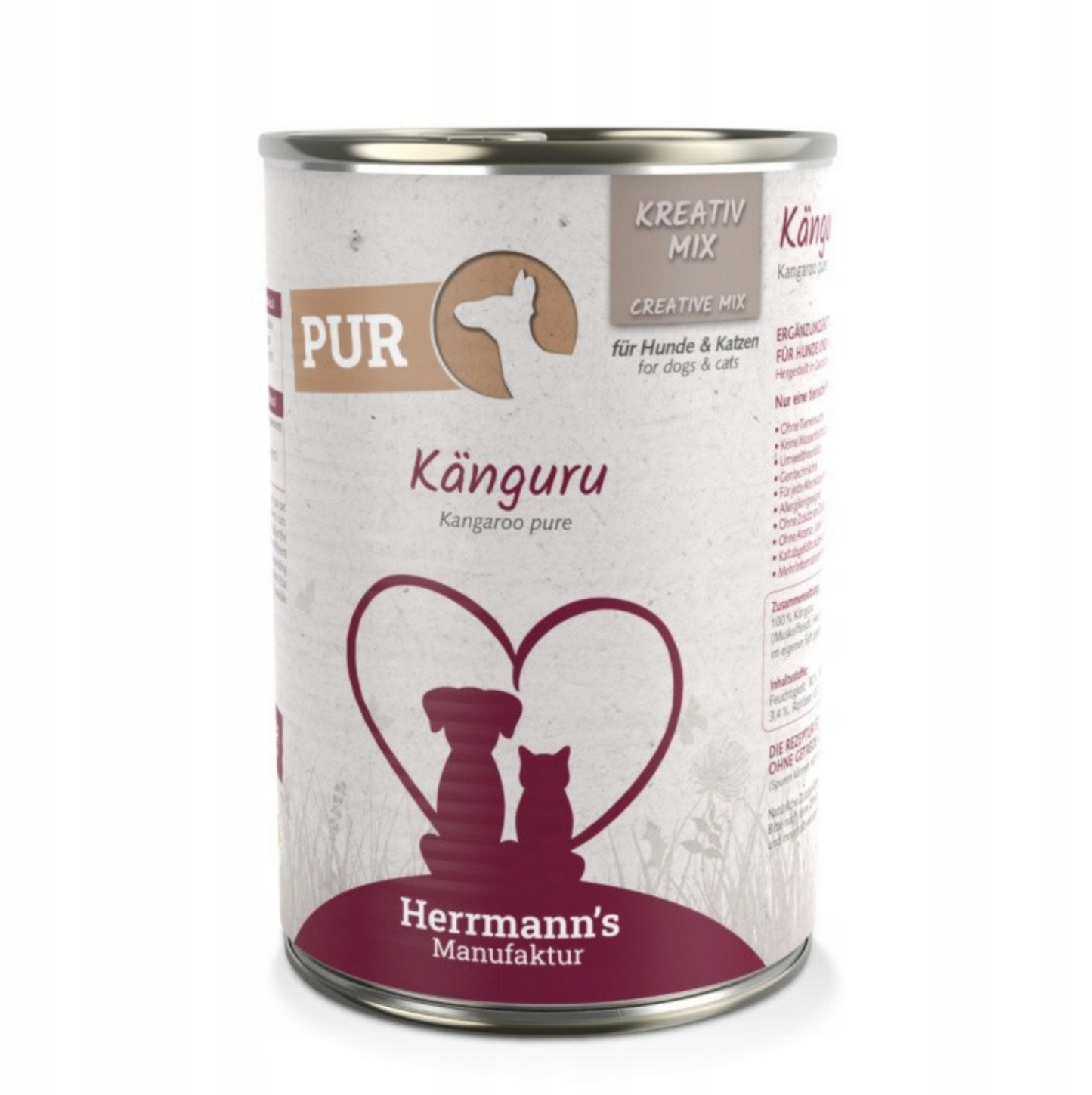 HERRMANN'S MANUFAKTUR MOKRA KARMA DLA PSA MOKRA KARMA DLA KOTA KANGAROO KANGUR 400G