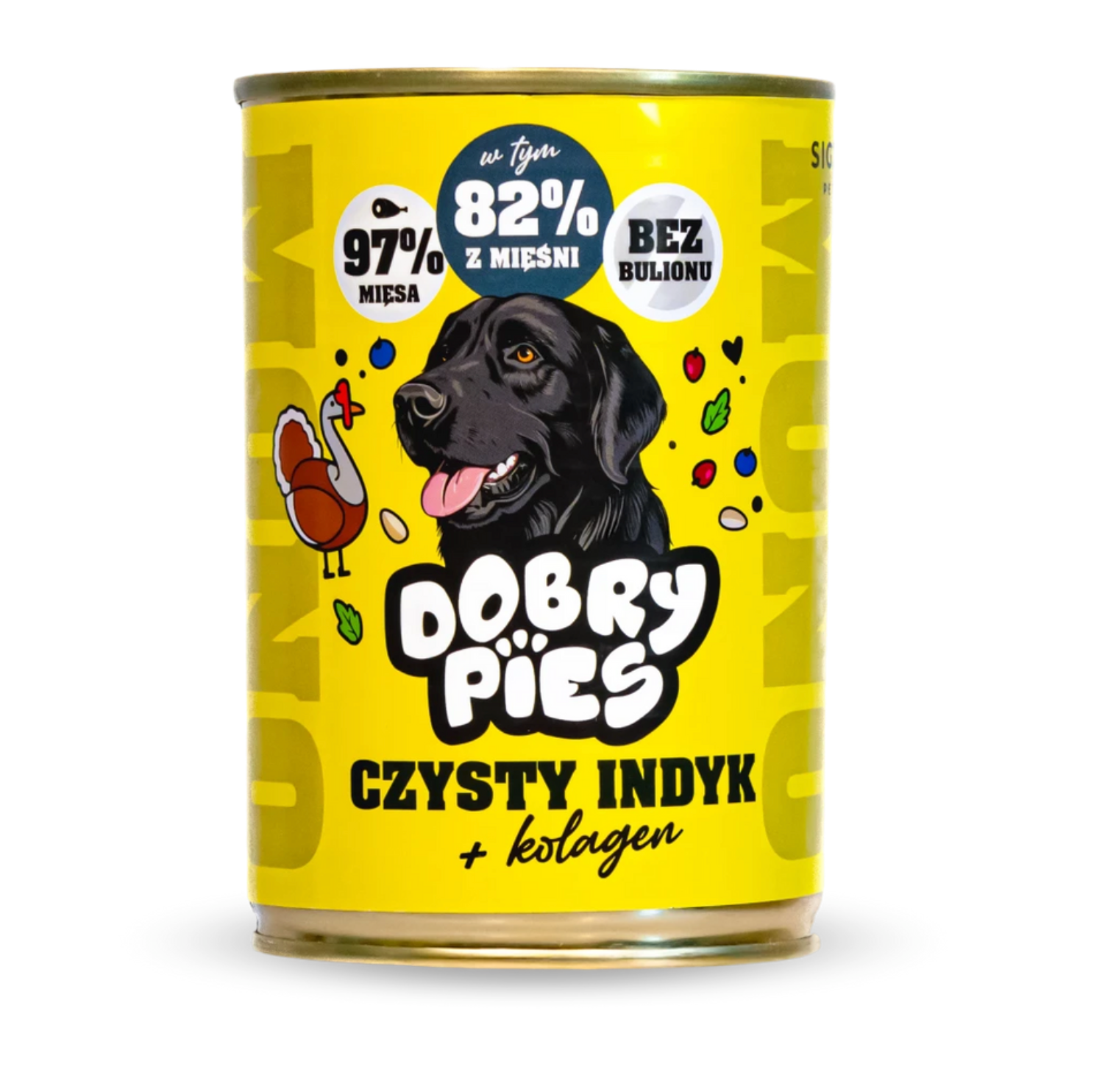 DOBRY PIES MONO MOKRA KARMA DLA PSA CZYSTY INDYK 400g
