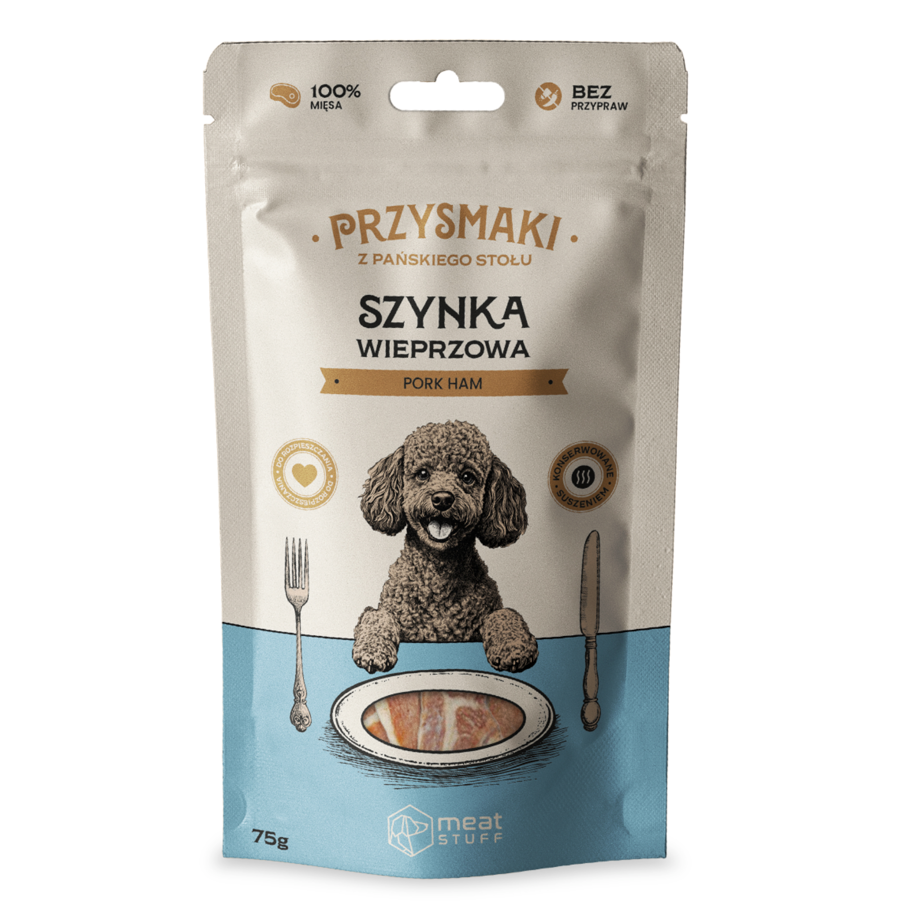 MEATSTUFF PRZYSMAKI Z PAŃSKIEGO STOŁU - SZYNKA WIEPRZOWA 75 G