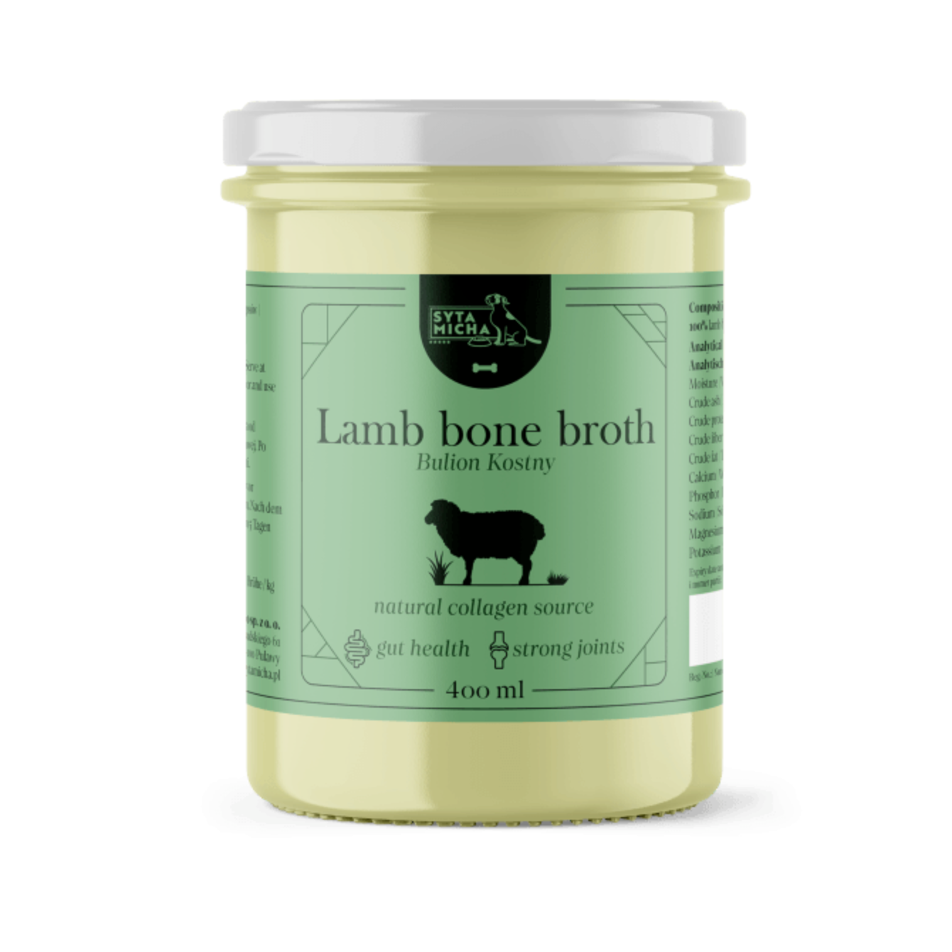 SYTA MICHA BULION Z KOŚCI JAGNIĘCYCH 400 ML