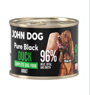JOHN DOG PURE BLACK MOKRA KARMA DLA PSA KACZKA 200G