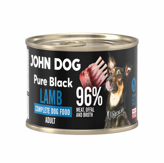 JOHN DOG PURE BLACK MOKRA KARMA DLA PSA JAGNIĘCINA 200G