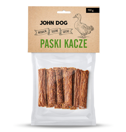 JOHN DOG PRZYSMAKI DLA PSA PASKI KACZE 150G