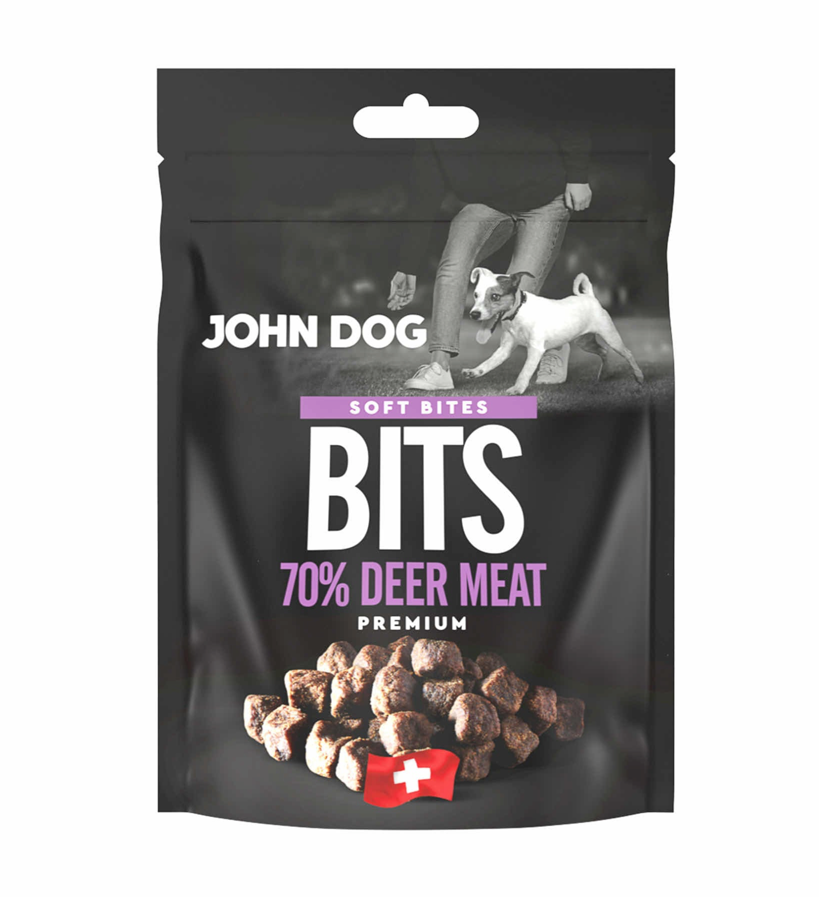 JOHN DOG PRZYSMAKI DLA PSA CHAPSY SOFT JELEŃ 100G