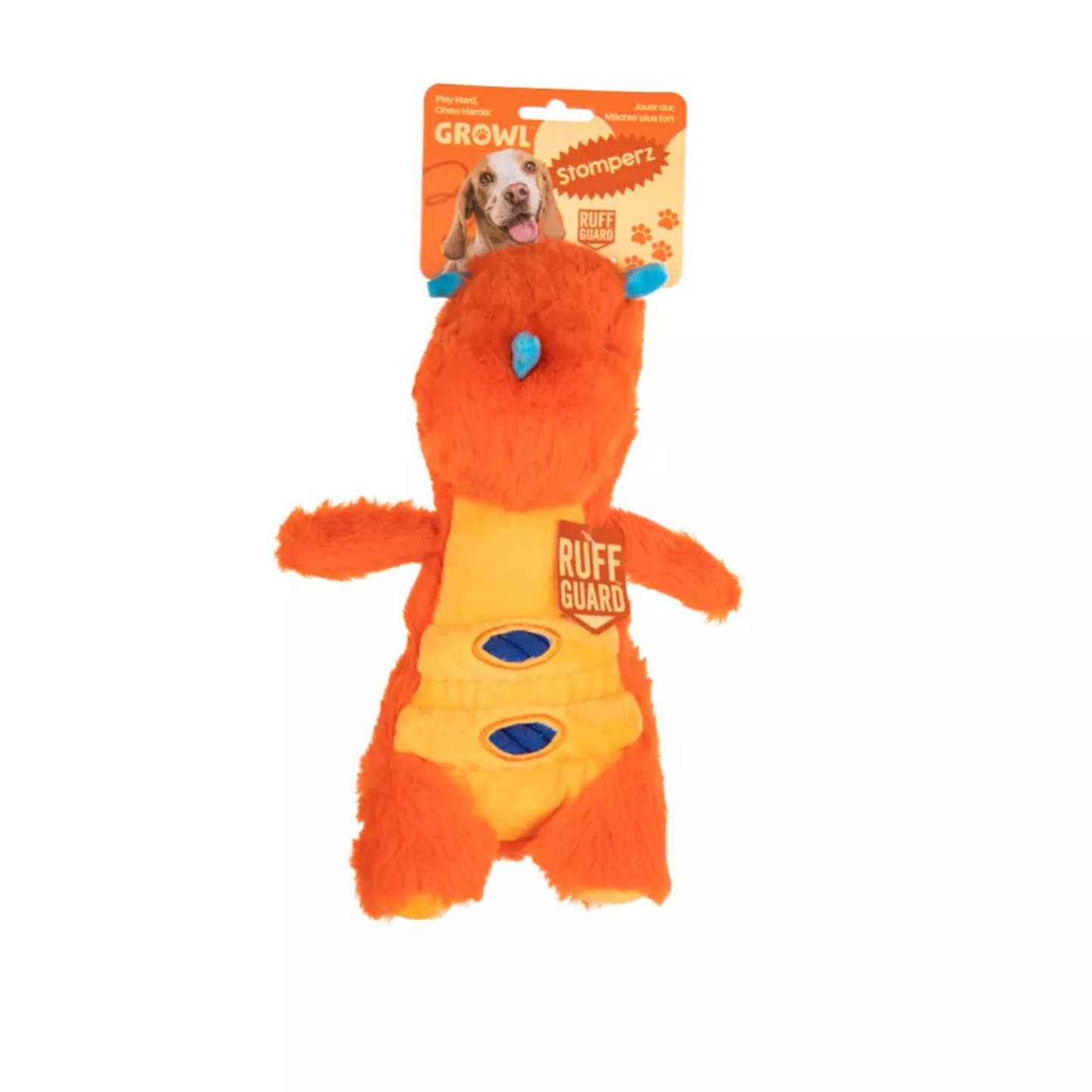GROWL STOMPERZ DINO ORANGE - POMARAŃCZOWY DINOZAUR
