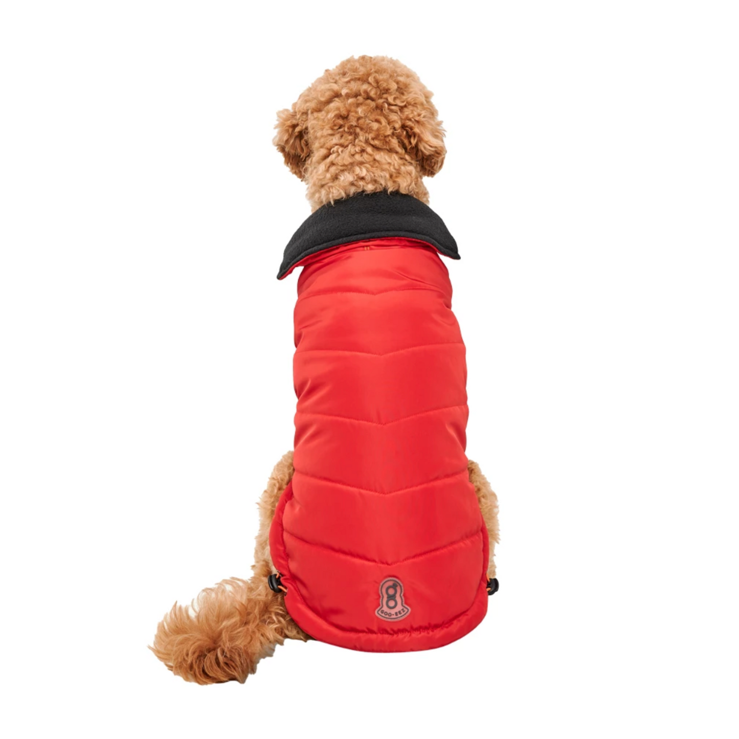 GOOEEZ MOCK NECK SIGNATURE JACKET 2XL RED/BLACK - KURTECZKA DLA PSIAKA