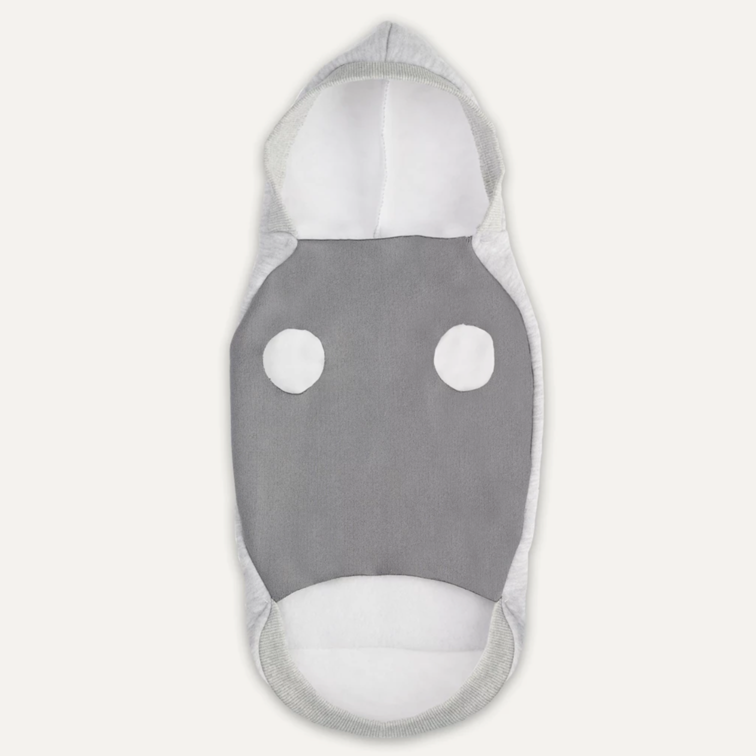 GOOEEZ KANGAROO FLEECE HOODIE 2XS HEATHER GREY/GREY - BLUZA Z KAPTUREM