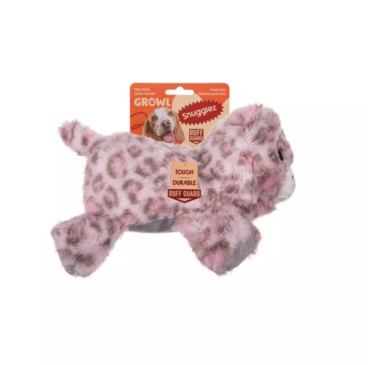 GROWL SNUGGLEZ SNOW LEOPARD - PLUSZOWA ZABAWKA