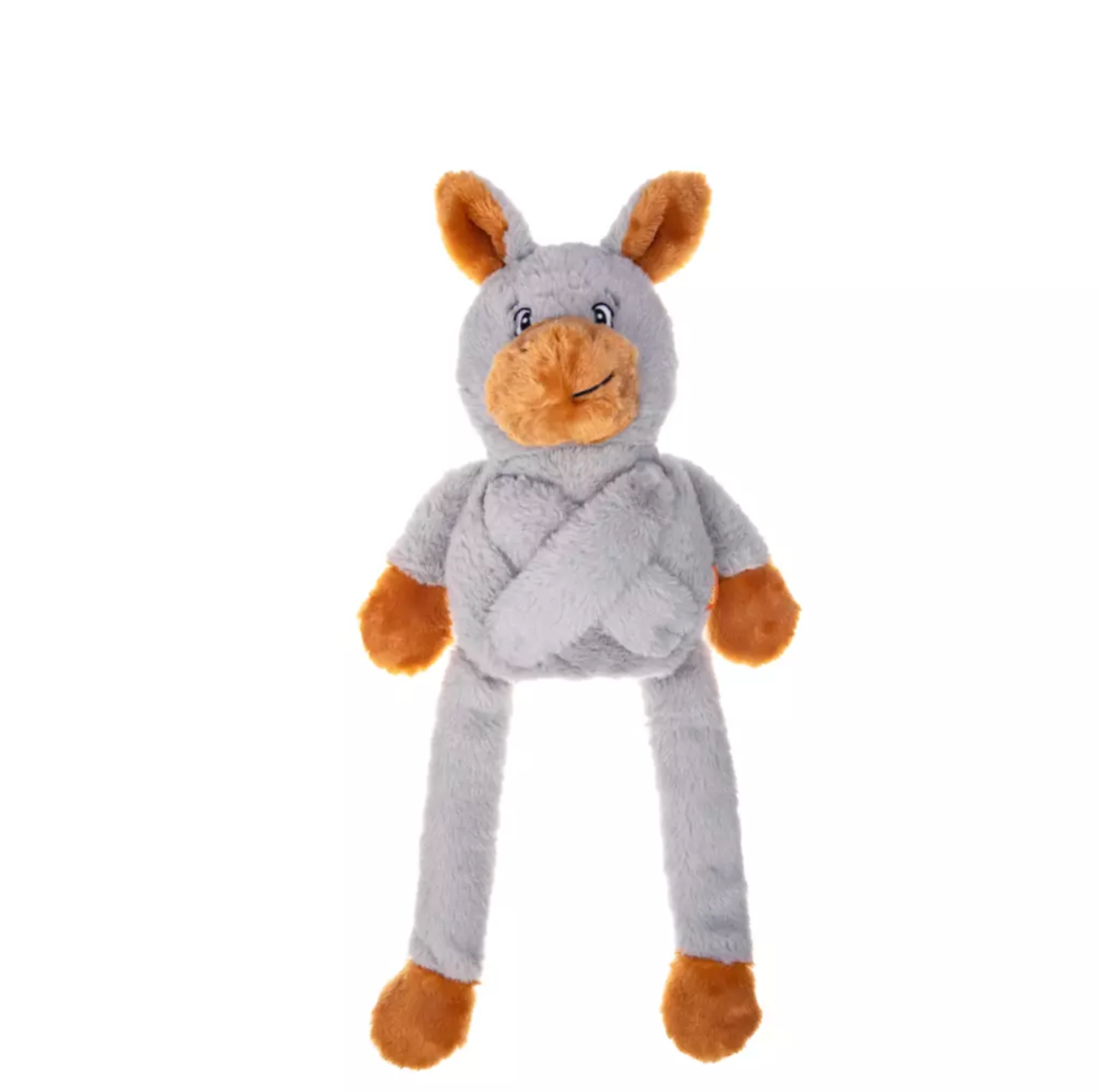 GROWL PULLDOZERS DONKEY GRAY - PLUSZOWA ZABAWKA