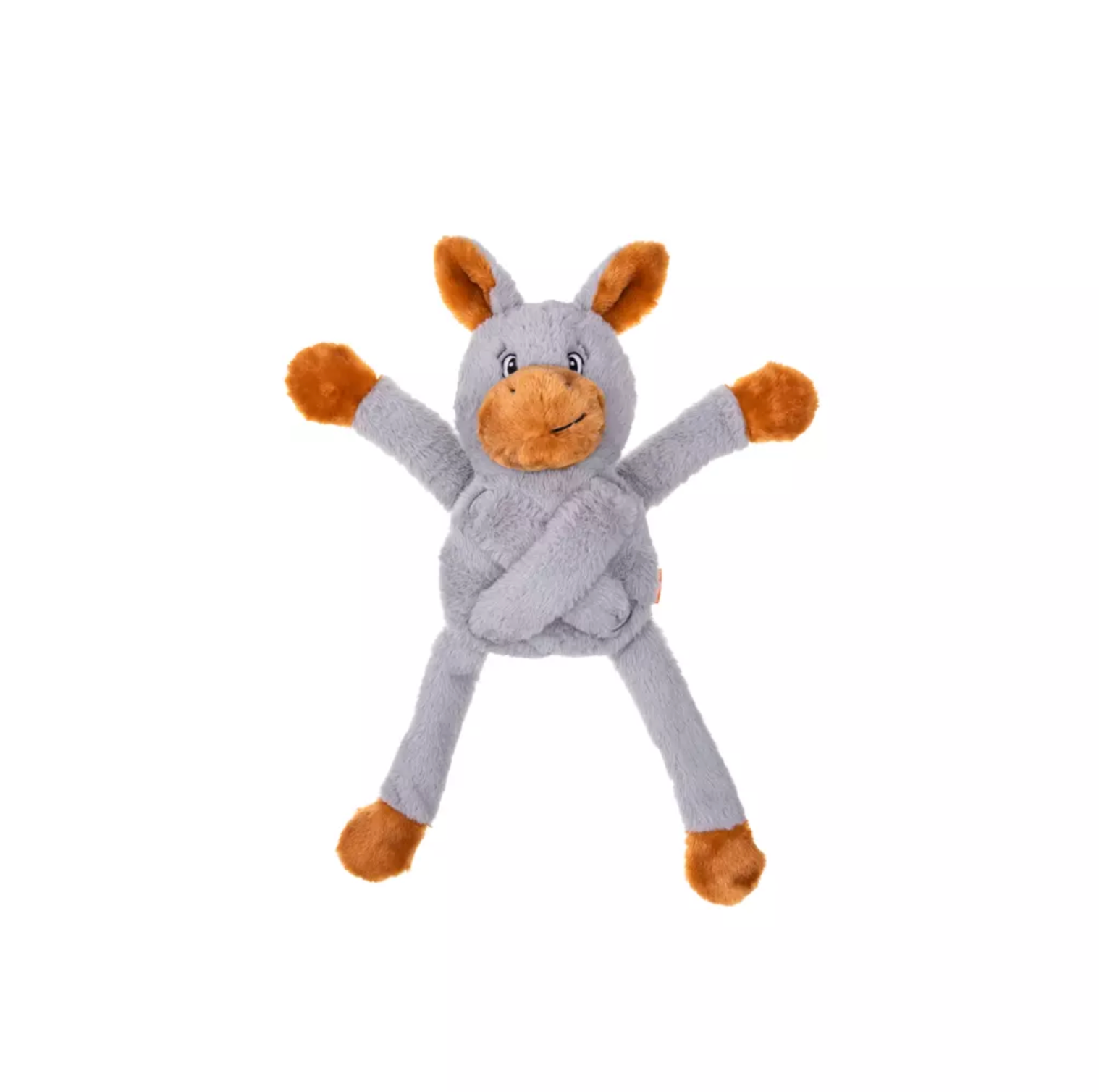 GROWL PULLDOZERS DONKEY GRAY - PLUSZOWA ZABAWKA