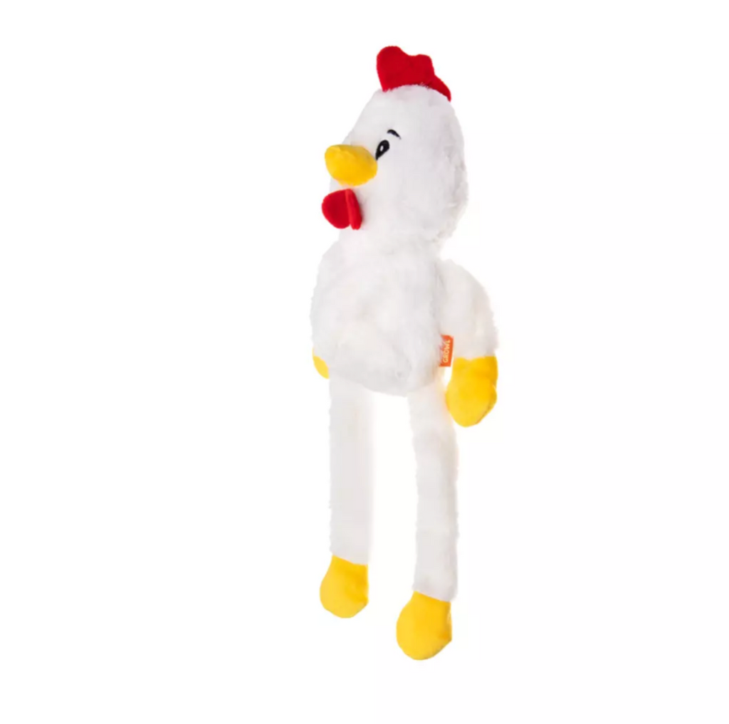 GROWL PULLDOZERS CHICKEN WHITE - PLUSZOWA ZABAWKA
